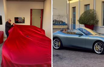 Fedez e la nuova Ferrari Roma: 