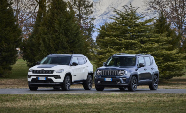 Arrivano le nuove Jeep Renegade e Compass e-Hybrid