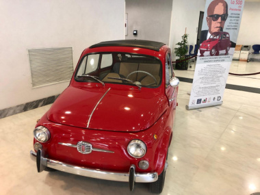 In Consiglio Liguria l'iconica Fiat 500 D che fu di Pertini