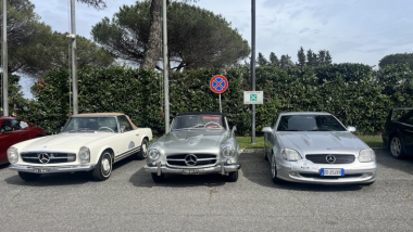 Mercedes: fa festa l’heritage per i 30 anni del Registro Italia