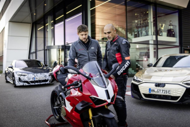 Audi e-tron GT e Ducati Panigale V4 R: l’eccellenza sportiva dei brand