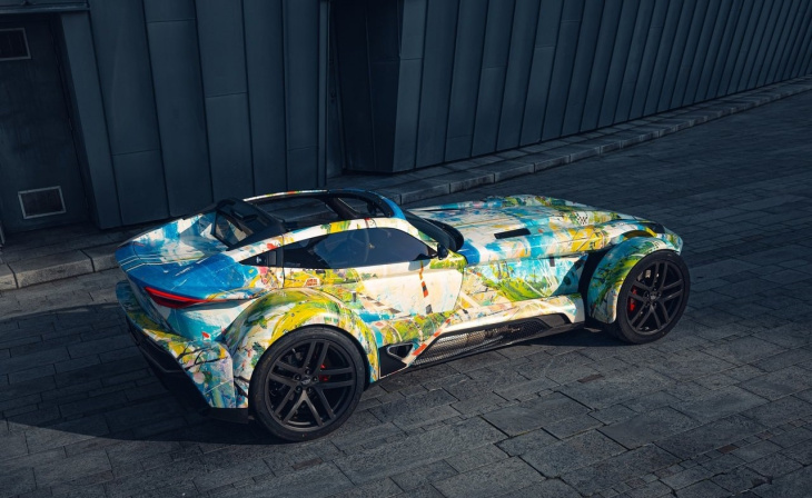 donkervoort f22 art car: un capolavoro in movimento, arte e velocità si incontrano [foto]