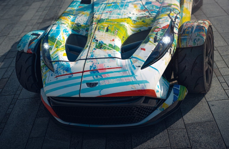 donkervoort f22 art car: un capolavoro in movimento, arte e velocità si incontrano [foto]