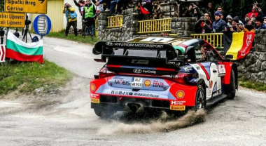 Neuville (Hyundai) allunga nel Rally di Croazia: è inseguito dalle Toyota di Evans e Ogier.