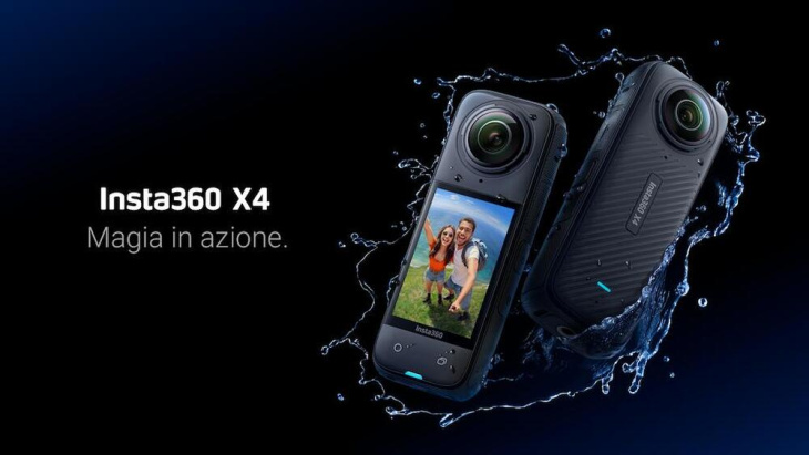 nuova telecamera insta360 x4: tante novità per il motociclista! 