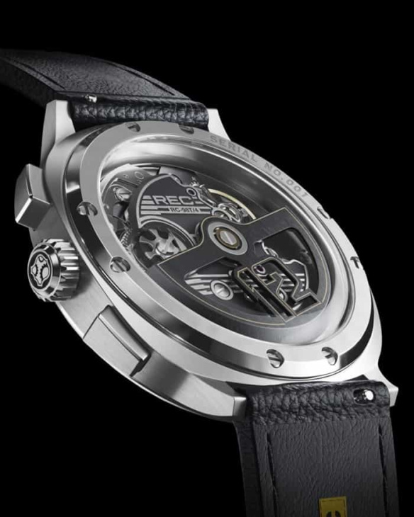 rec watches lancia un orologio in edizione limitata con alluminio della vettura f1 di ayrton senna