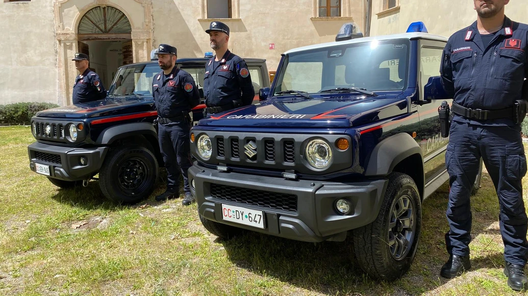 suzuki jimny: fornitura per i carabinieri in servizio nei parchi nazionali