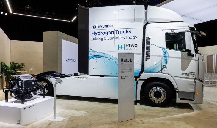 hyundai presenta il progetto di produzione di veicoli commerciali a idrogeno negli usa