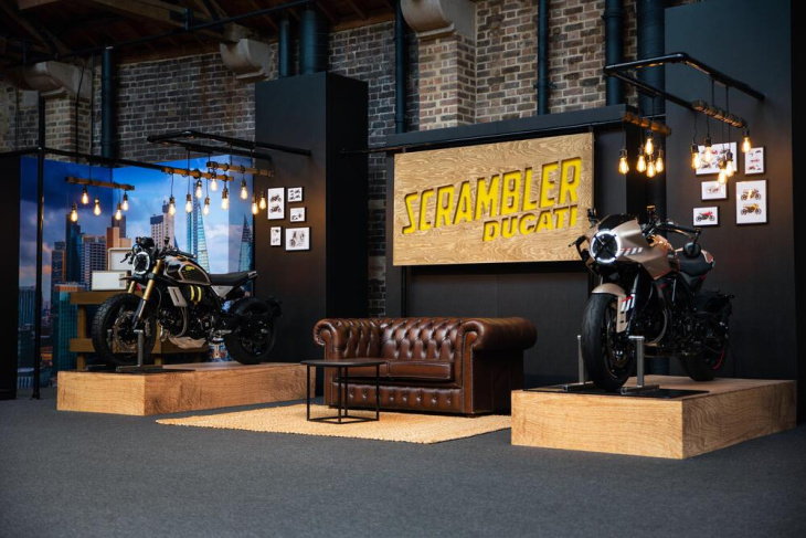 scrambler: due concept al bike shed show di londra