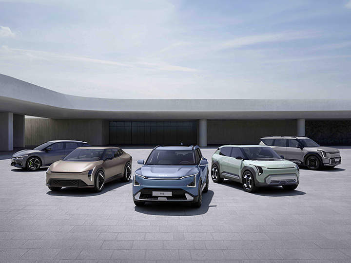 svelata la concept car kia ev5: rifiniture super eleganti per la nuova coreana
