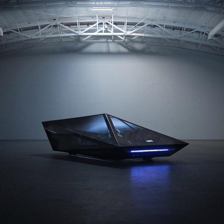 il concept lo res car è extraterrestre: una biposto elettrica - galleria foto