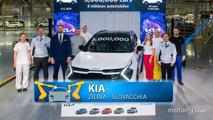 kia festeggia un traguardo importante: 5 milioni di vetture prodotte