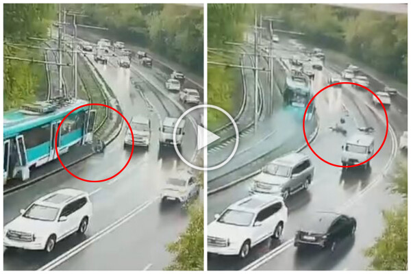 tram fuori controllo si schianta: passeggeri sbalzati fuori su autostrada, video shock