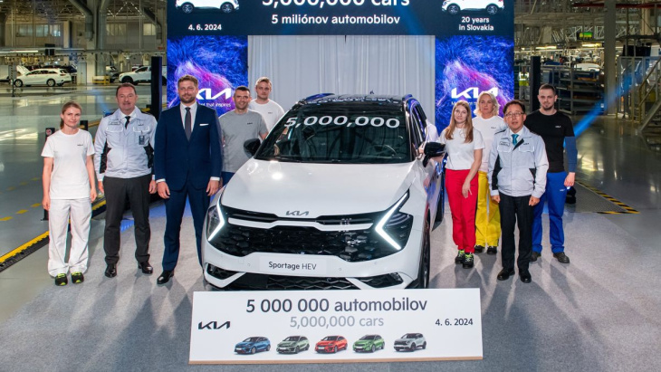 kia slovakia festeggia 5 milioni di vetture prodotte