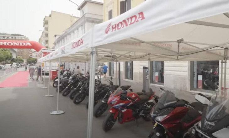 honda live tour, grande successo per dv moto roma 